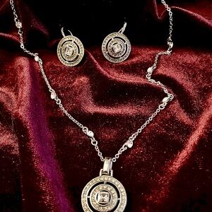 Carolee CZ Necklace & Earring Set